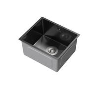 ML-Design Evier de Cuisine en Acier Inoxydable, 30x40 cm, Anthracite, avec Vidage et