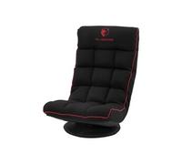 ML-Design Fauteuil de Sol Gaming Noir-Rouge, Pivotant 360°, Modèle de Jeu Pliable avec Appui-Tête, Dossier Réglable et Rembourré, Siège Multi-Positions Relaxant, Confort pour Lounge Salon ou Chambre