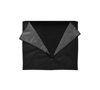 ML-Design Housse d'Etagère à Bois de Cheminée, 185L x 125H cm, Noir, Résistant aux