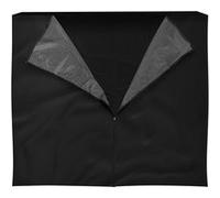 ML-Design Housse d'Etagère à Bois de Cheminée, 240L x 165H cm, Noir, Résistant aux