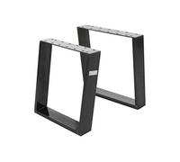 ML-Design Jeu 2x Pieds de Table 80GRAD Inclinaison, 40x43 cm, Aspect Vintage Industriel,