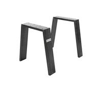 Pieds de table, lot de 2, 44x42 cm Industrial en acier ML-Design