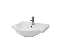 ML-Design Lavabo en Céramique Blanc 67,5x21,5x51,5 cm, Rectangulaire, Vasque à Poser