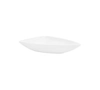 ML-Design Lavabo en Céramique Blanc, 69 x 46 x 13 cm, Triangulaire, Vasque à Poser sur