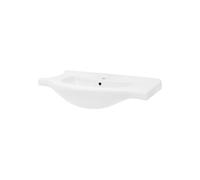 ML-Design Lavabo en Céramique Blanc, 86x21,5x51,5 cm, Evier à Main, Vasque à Poser