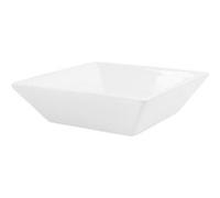 ML-Design Lavabo en Céramique Blanc Brillant, 41 x 41 x 12 cm, Carré, Vasque à Poser sur Plan de Toilette, Lave-Mains Évier pour la Salle de Bain/WC Invités, Design Moderne, sans Matériel de Montage B
