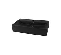 ML-Design Vasque à poser carré noir mat lavabo céramique salle de bain 600x365mm
