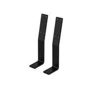 ML-Design Lot de 2 Pièces de Support de Dossier, lxpxh: 50 x 90 x 345 mm, en Acier, Noir Mat, avec Un Angle Ergonomique, Soutien de Dos à Visser pour Bancs, Lits et Chaises, Montage Facile