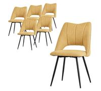 Lot de 6 chaise GENERIQUE interieur non pliable en metal H. 89 cm noir