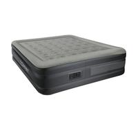 ML-Design Matelas Gonflable 2 Personnes 203x157x47cm Certifié TÜV Pompe à Air Électrique 230V Gris Lit Autogonflant Antidérapant