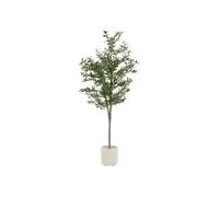 ML-Design Olivier Artificiel 180 cm Décoratif, Plante Verte Grande avec Tronc en Bois