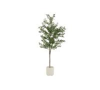 ML-Design Olivier Artificiel 210 cm Décoratif, Plante Verte Grande avec Tronc en Bois