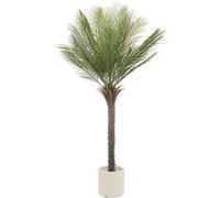 ML-Design Palmier artificiel 150cm Plante artificielle grande, Fake Plant Deko Arbre en plastique en pot pour l'intérieur/extérieur