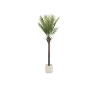 ML-Design Palmier artificiel 180cm Plante artificielle grande, Fake Plant Deko Arbre en plastique en pot pour l'intérieur/extérieur