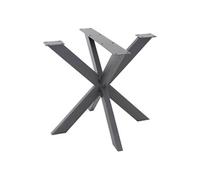 ML-Design Pied de Table Spider 85x71x85 cm, Structure en Croix, Anthracite, en Métal, Revêtement en Poudre