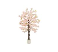 ML-Design Plante Artificielle Cerisier 150 cm Faux Arbre Décoratif Imitation Réaliste en Rosa