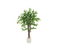 ML-Design Plante Artificielle Ficus 120 cm, Fausse Arbre Décoratif Imitation Réaliste avec