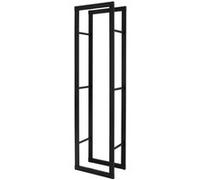 ML-Design Porte Bûches de Cheminée, 40x25x150 cm, Noir, Métallique, en Acier Revêtue par Noir G