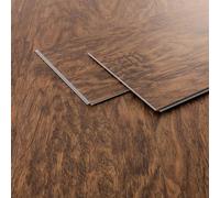 ML-Design Revêtement de Sol Clipsable en Vinyle 122cm x 18cm x 4,2mm 4,62m²/21 Planches Marron Aspect Bois Acacia Imitation de Parquet Lames en PVC Emboîtables Antidérapant Étanche Classe Charge 34