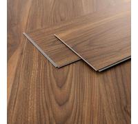 ML-Design Revêtement de Sol Clipsable en Vinyle 122cm x 18cm x 4,2mm 4,62m²/21 Planches Marron Chêne Aspect Bois Imitation de Parquet Lames en PVC Emboîtables Antidérapant Étanche Classe Charge 34