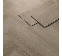 ML-Design Revêtement de Sol Clipsable en Vinyle 61cm x 12,8cm x 4,2mm 1,56 m²/20 Planches Marron Chêne à Chevrons Foncé Imitation Parquet Lames PVC Emboîtables Antidérapant Étanche harge 34