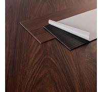 ML-Design Revêtement de Sol en PVC, Lames de Vinyle Autocollantes, 91,5 cm x 15,3 cm x 2 mm, Épaisseur 2mm, 6,69m²/48 Planches, Rouge-Brun, Aspect Bois Noyer, à Coller, Antidérapant, Résistant à l'Eau