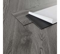 ML-Design Revêtement de Sol en PVC, Lames de Vinyle Autocollantes, 91,5 cm x 15,3 cm x 2 mm, Épaisseur 2 mm, 11,15 m² / 80 Planches, Gris, Aspect Bois Chêne, à Coller, Antidérapant, Résistant à l'eau