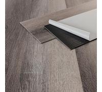 ML-Design Revêtement de Sol en PVC, Lames de Vinyle Autocollantes, 91,5 cm x 15,3 cm x 2 mm, Épaisseur 2 mm, 4,46 m² / 32 Planches, Gris, Motif Bois Pin, à Coller, Antidérapant, Résistant à l'eau