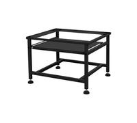 ML-Design Socle pour Machine à Laver avec Etagère Extensible, Noir, 62,5x53,5x45 cm,