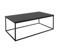 ML-Design Table basse 110 x 39,5 x 59 cm Noir rectangulaire Structure en métal Design industriel Table de salon et de console