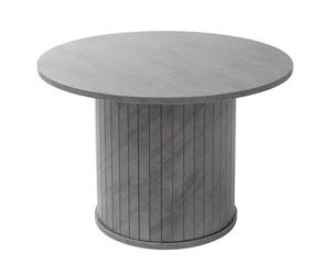 ML-Design Table Basse Ronde Ø 60 x 40 cm, Aspect Béton Gris avec Plateau Dépassant, Mobilier pour la Maison, Console d'Appoint Contemporain pour Canapé de Salon ou Lounge, Surface pour Café et Thé