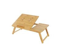 ML-Design Table pour Ordinateur Portable pour Lit/Sofa, en Bambou, Réglable en Hauteur,