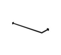 ML-Design Tringle à Vêtements d'Angle, P30 x L110 cm, Noir, Acier Inoxydable, Tringle de