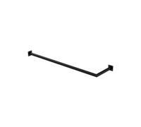 ML-Design Tringle à Vêtements d'Angle, P30 x L110 cm, Noir, Acier Inoxydable, Tringle de