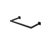 ML-Design Tringle à Vêtements Rectangulaire, P30 x L60 cm, Noir, Acier Inoxydable, Tringle