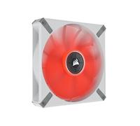 Corsair Ventilateur boîtier ML140 LED ELITE 140 mm PWM Rouge AirGuide Blanc