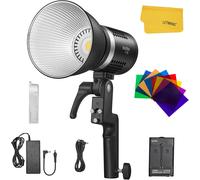 Ml30 Lampe Vidéo Led, Cri 96+ Tlci 97+ Rendu Des Couleurs Fiable, Contrôle Sans Fil, Mode Silencieux Compatible Avec Monture Pour Petite Diffusion En Direct/Entretien/Portrait[YIN4185522]