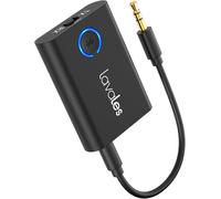 Ml301 Transmetteur Récepteurr Bluetooth 5.3 Pour Tv, Adaptateur Bluetooth 2 En 1 Avec Aux Jack 3,5 Mm, Aptx Hd/Aptx Ll Faible Avion, Gym, Casque, Home Cinema-Noir[Z4581]