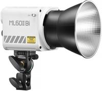 ML60IIBi ML60II-Bi 70W Lampe Vidéo Bicolore,2800K-6500K Intensité Variable,CRI¿96,sans Fil 2,4G,Monture COB Bead,11 Effet Scène D'éclairage Système,Prise Charge Contrôle APP, Réflecteur Standard
