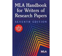 MLA Handbook for Writers of Research Papers