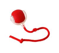 MLAQCFRP Balle de taquinerie automatique résistante aux morsures pour chat, jouet pour chat, outil auto-amusant et anti-stress avec corde, fournitures pour animaux de compagnie, balle sauteuse