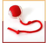 MLAQCFRP Balle de taquinerie automatique résistante aux morsures pour chat, jouet pour chat, outil auto-amusant et anti-stress avec corde, fournitures pour animaux de compagnie, balle sauteuse