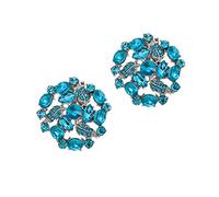 MLAVXCC Lot de 2 pinces à chaussures en strass pour femme Multicolore approx 4cm diameter