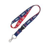 MLB Chicago Cubs Lanière avec boucle amovible, 2,5 cm