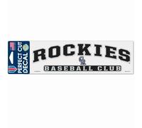 Mlb Perfect Cut Autocollant 8x25cm Colorado Rockies