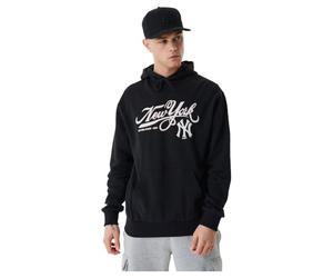 MLB Retro Grphc OS Hoody Neyyan Blkwhi New York Yankees