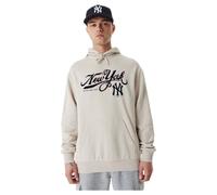 New Era Sweat à capuche MLB Retro Graphic New York Yankees Gris Taille L Homme