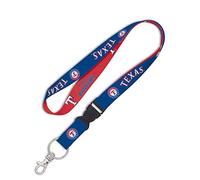 MLB Texas Rangers Lanière avec boucle amovible, 1,9 cm