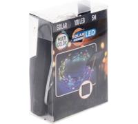 mled guirlande, multicolore, ip44, 100 leds, solaire, 5m. basics