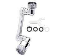MLG Tools Aérateur de robinet rotatif universel 1080 avec bras robotique pivotant - 2 modes (CUIVRE)